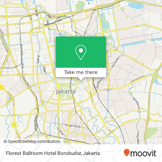 Florest Ballroom Hotel Borobudur map