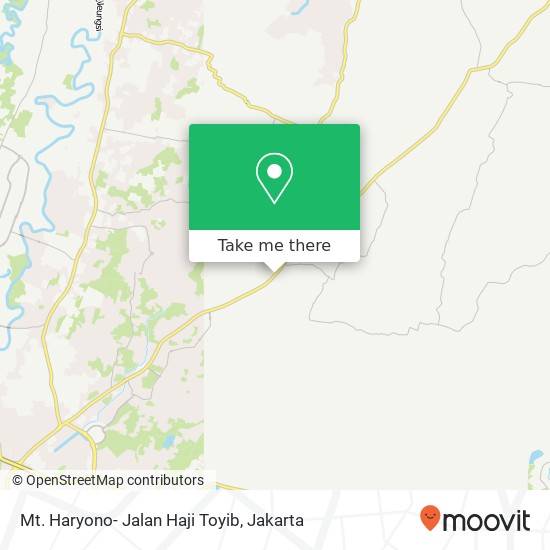 Mt. Haryono- Jalan Haji Toyib map