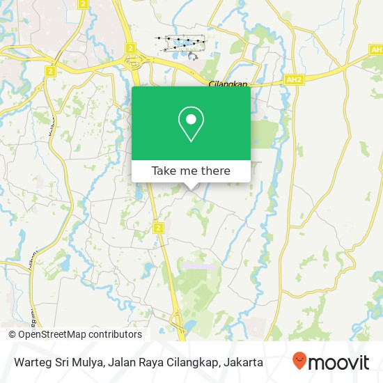 Warteg Sri Mulya, Jalan Raya Cilangkap map