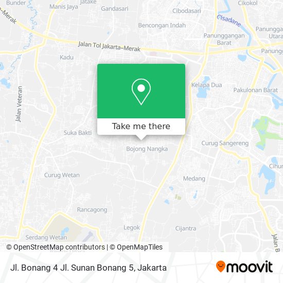 Jl. Bonang 4 Jl. Sunan Bonang 5 map