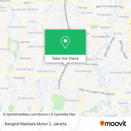 Bengkel Mandala Motor 2 map