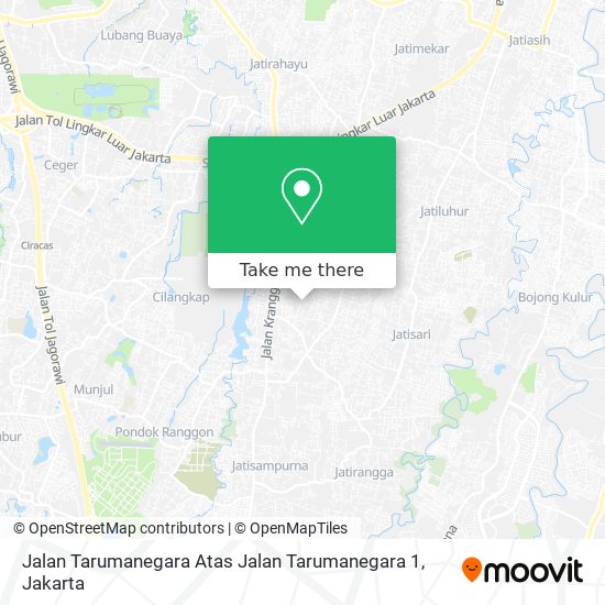 Jalan Tarumanegara Atas Jalan Tarumanegara 1 map