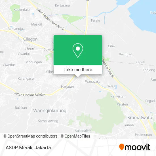 ASDP Merak map