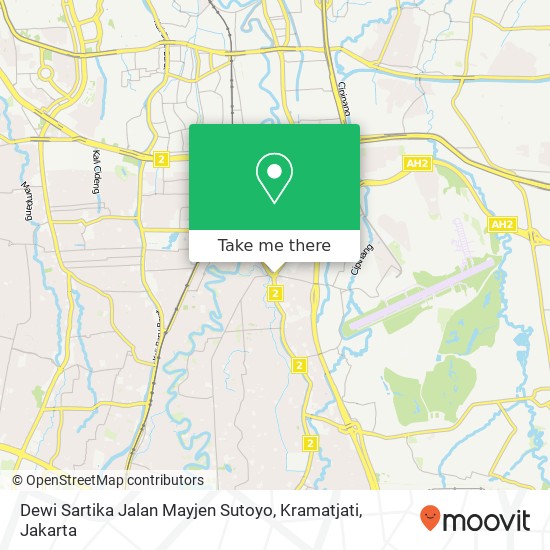 Dewi Sartika Jalan Mayjen Sutoyo, Kramatjati map