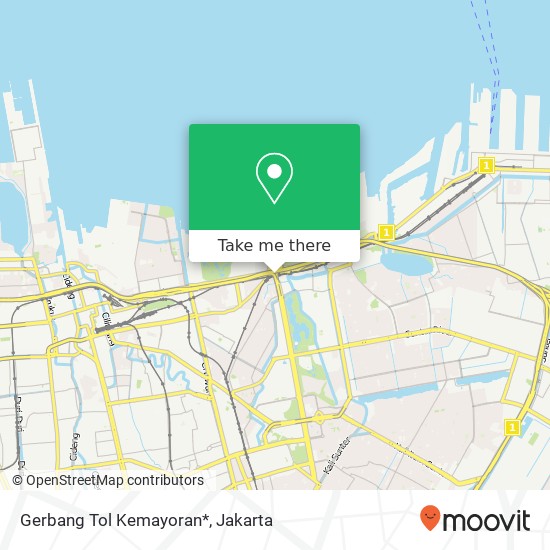 Gerbang Tol Kemayoran* map