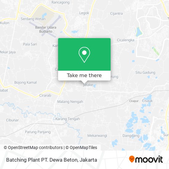 Batching Plant PT. Dewa Beton map