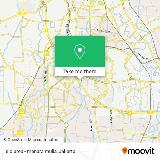 sid area - menara mulia map