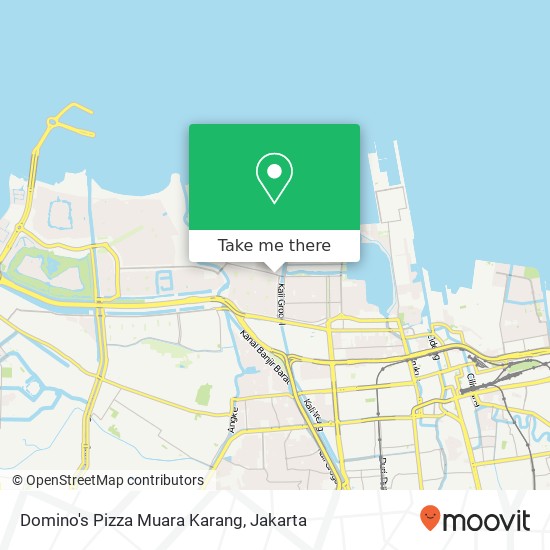 Domino's Pizza Muara Karang map