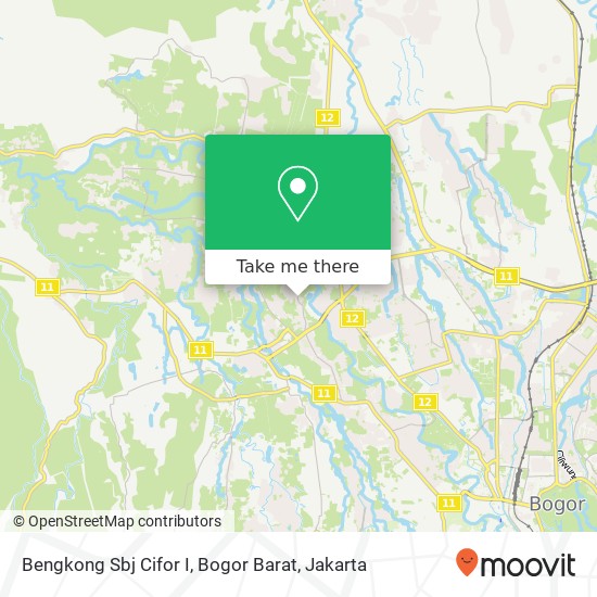 Bengkong Sbj Cifor I, Bogor Barat map