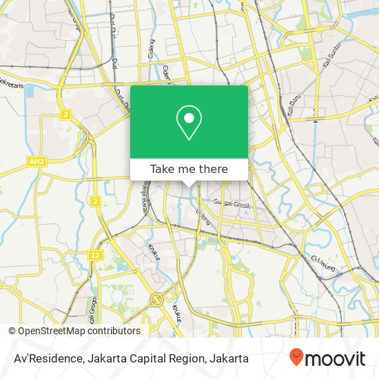 Av'Residence, Jakarta Capital Region map