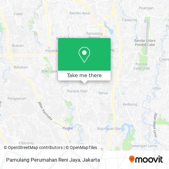 Pamulang Perumahan Reni Jaya map