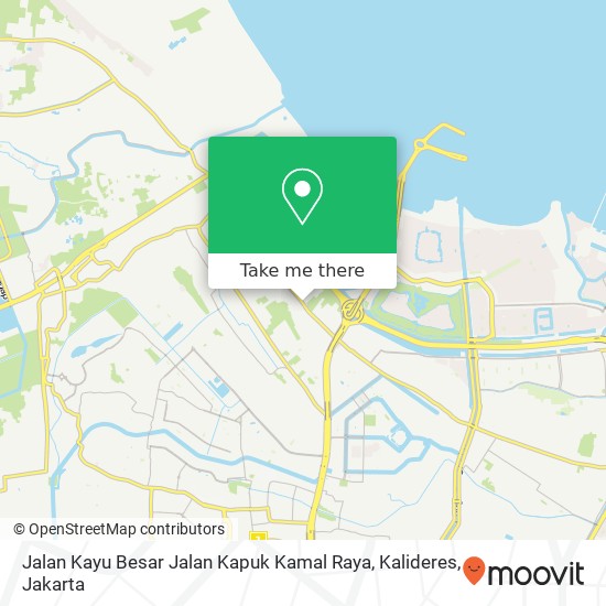 Jalan Kayu Besar Jalan Kapuk Kamal Raya, Kalideres map