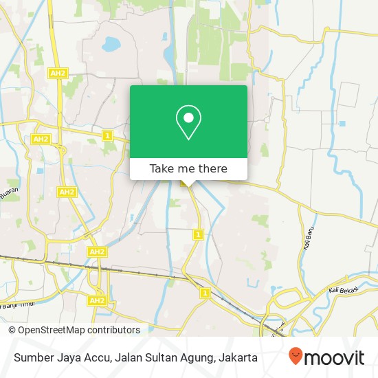 Sumber Jaya Accu, Jalan Sultan Agung map