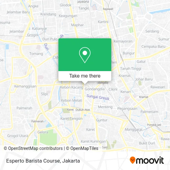 Esperto Barista Course map