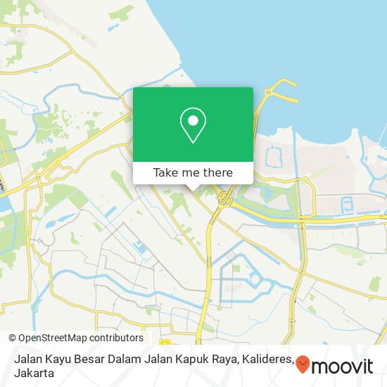 Jalan Kayu Besar Dalam Jalan Kapuk Raya, Kalideres map