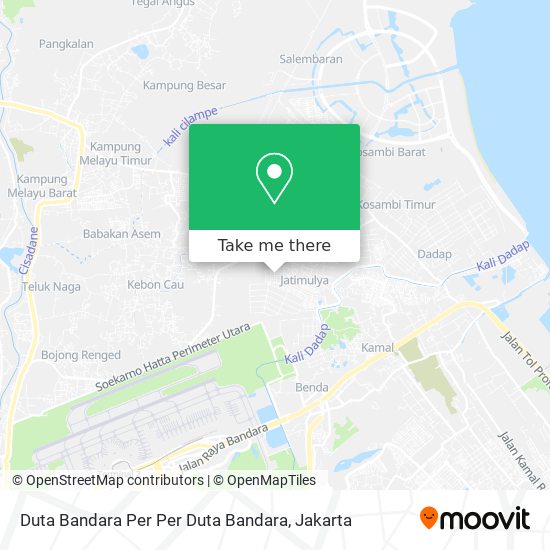 Duta Bandara Per Per Duta Bandara map