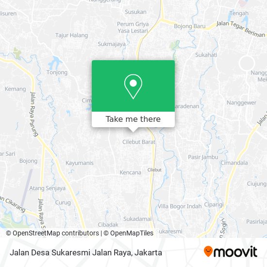 Jalan Desa Sukaresmi Jalan Raya map