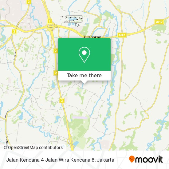 Jalan Kencana 4 Jalan Wira Kencana 8 map