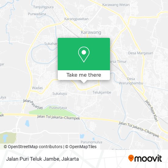 Jalan Puri Teluk Jambe map