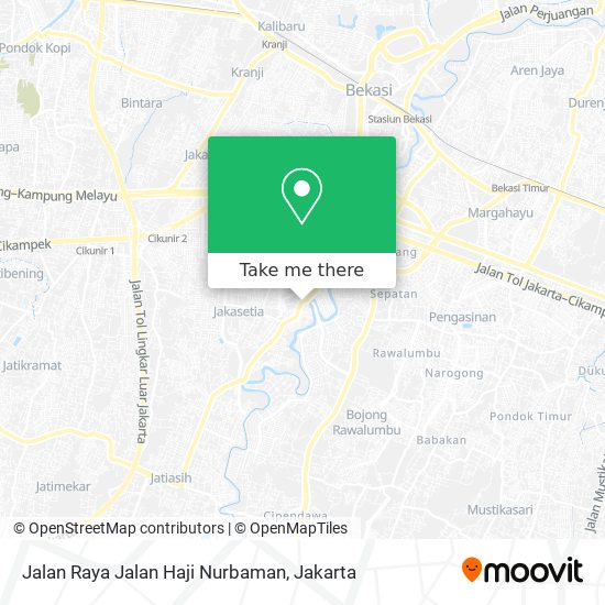 Jalan Raya Jalan Haji Nurbaman map