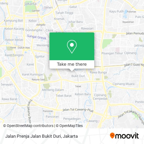 Jalan Prenja Jalan Bukit Duri map