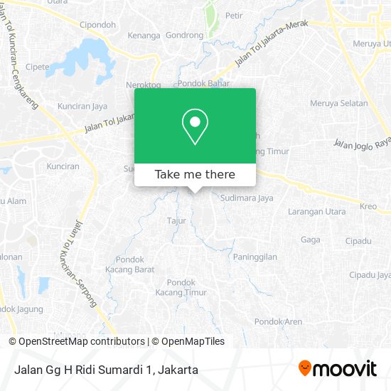 Jalan Gg H Ridi Sumardi 1 map