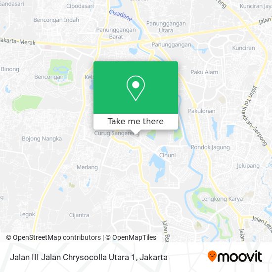 Jalan III Jalan Chrysocolla Utara 1 map