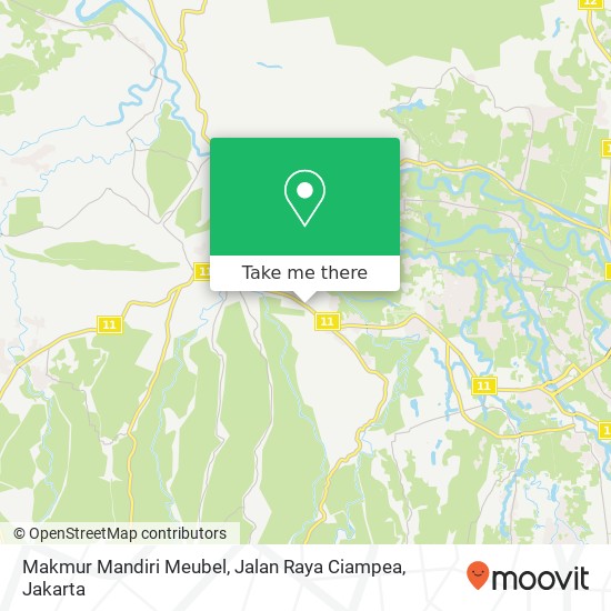 Makmur Mandiri Meubel, Jalan Raya Ciampea map