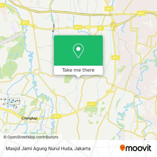 Masjid Jami Agung Nurul Huda map