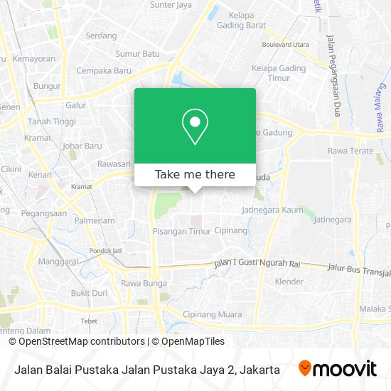 Jalan Balai Pustaka Jalan Pustaka Jaya 2 map
