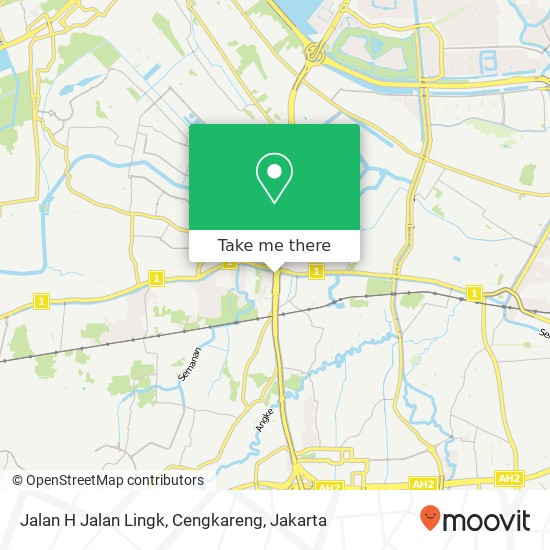 Jalan H Jalan Lingk, Cengkareng map