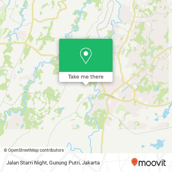 Jalan Starri Night, Gunung Putri map