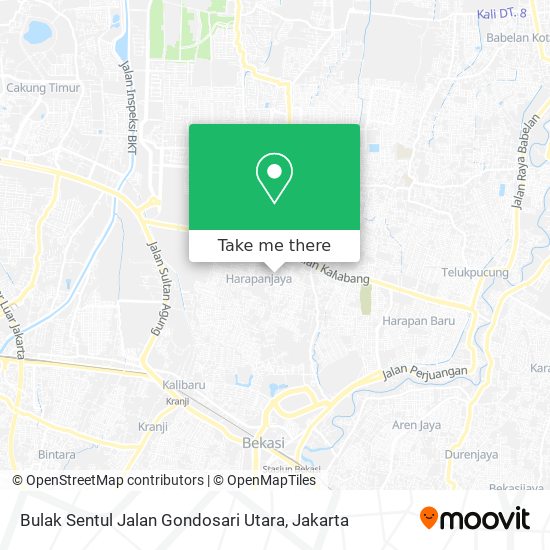 Bulak Sentul Jalan Gondosari Utara map