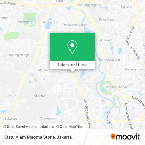 Batu Alam Magma Stone map
