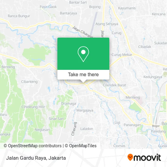 Jalan Gardu Raya map