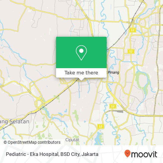 Pediatric - Eka Hospital, BSD City map