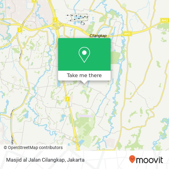 Masjid al Jalan Cilangkap map