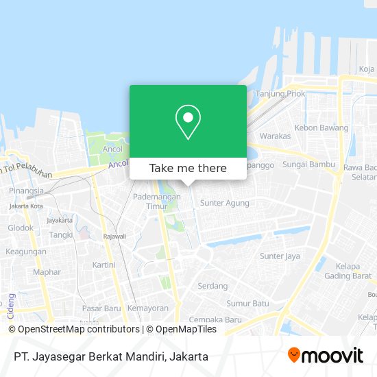 PT. Jayasegar Berkat Mandiri map