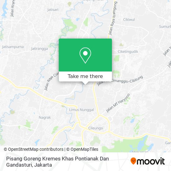 Pisang Goreng Kremes Khas Pontianak Dan Gandasturi map