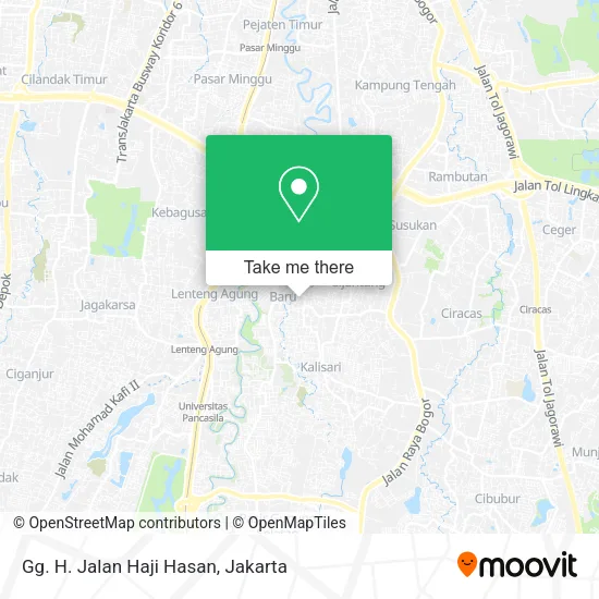 Gg. H. Jalan Haji Hasan map