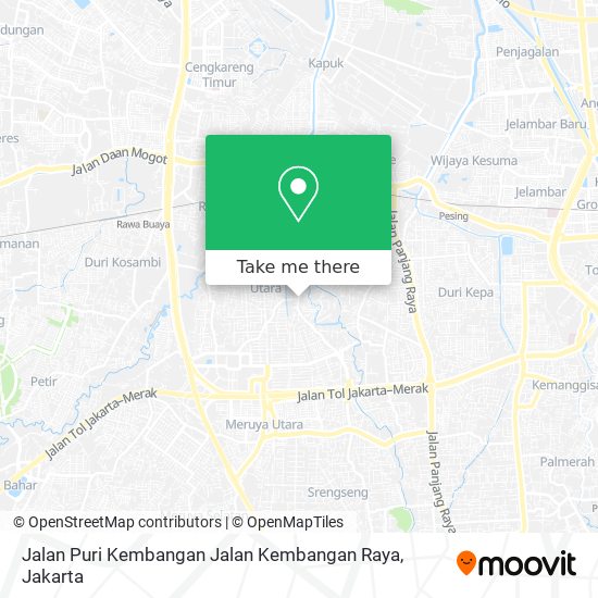 Jalan Puri Kembangan Jalan Kembangan Raya map