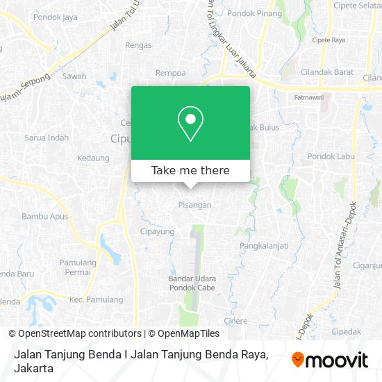 Jalan Tanjung Benda I Jalan Tanjung Benda Raya map