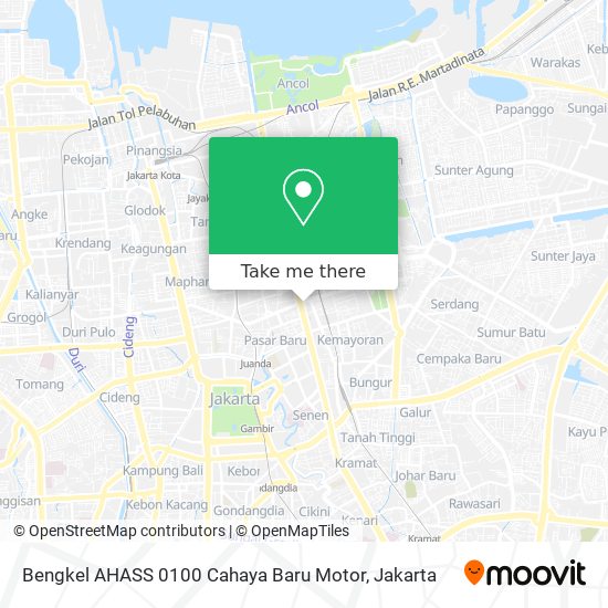 Bengkel AHASS 0100 Cahaya Baru Motor map