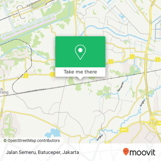 Jalan Semeru, Batuceper map