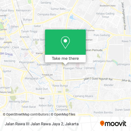Jalan Rawa III Jalan Rawa Jaya 2 map