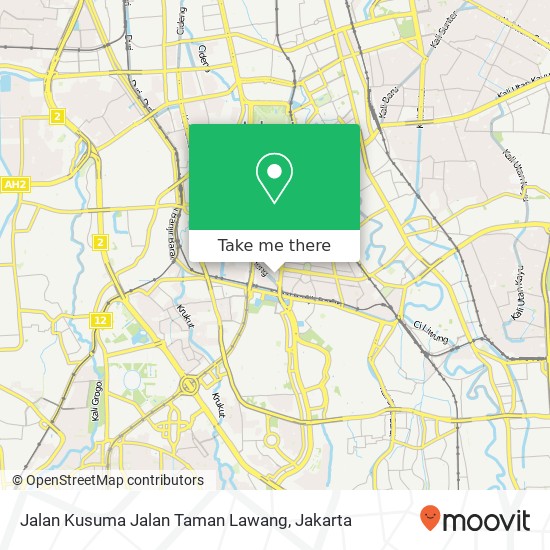 Jalan Kusuma Jalan Taman Lawang map