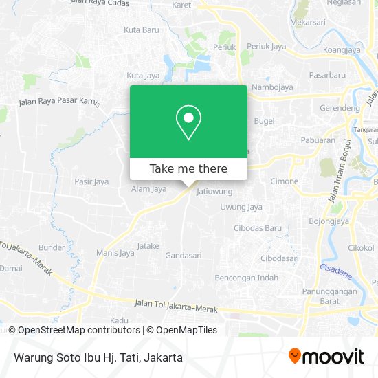 Warung Soto Ibu Hj. Tati map