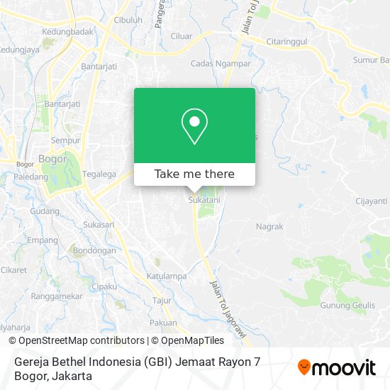 Gereja Bethel Indonesia (GBI) Jemaat Rayon 7 Bogor map