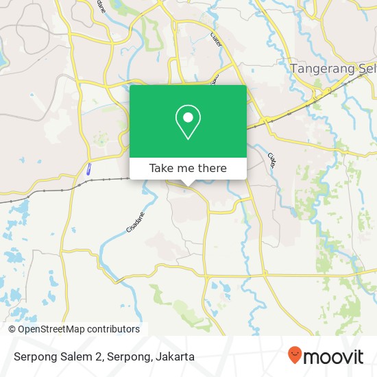 Serpong Salem 2, Serpong map