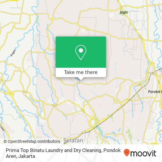 Prima Top Binatu Laundry and Dry Cleaning, Pondok Aren map